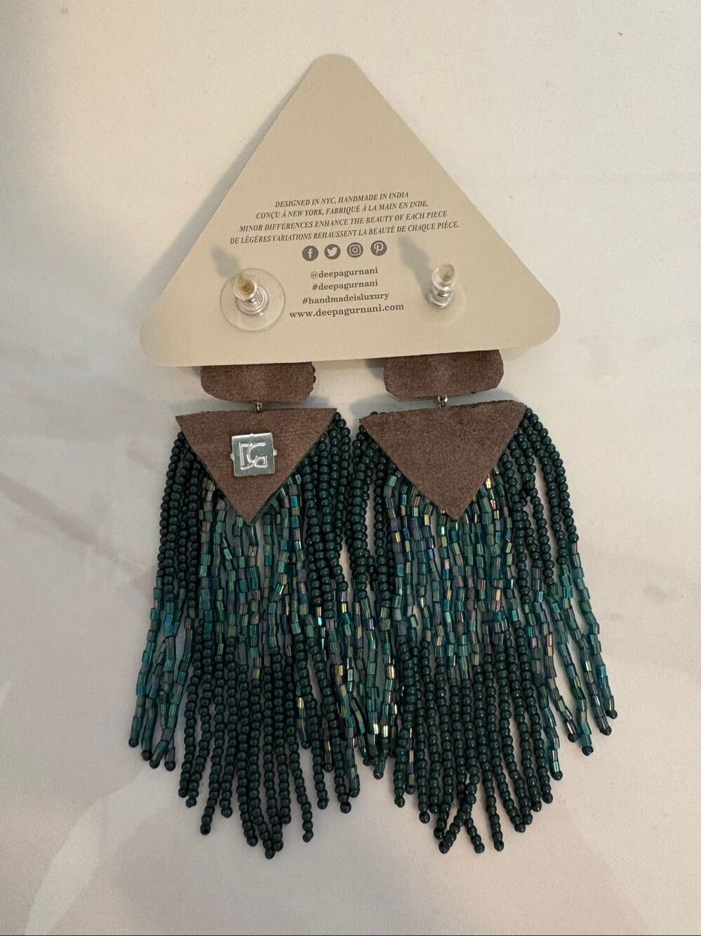 NWT Anthropologie Deepa Gurnani Jody Drop Earrings - Picture 5 of 5